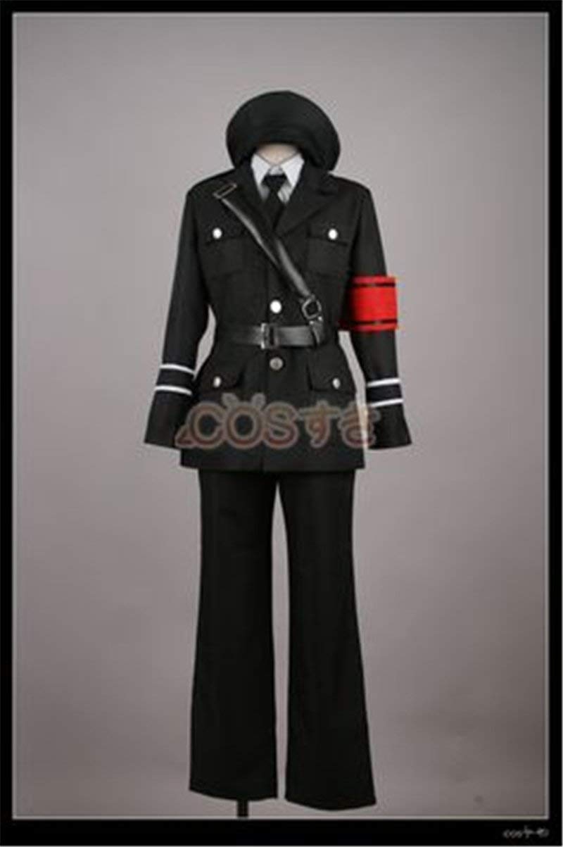 Amazon.co.jp: 咎狗の血 とがいぬのち アキラ軍服 コスプレ衣装